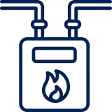 Gas Fire Services Icon for Preferred Gas